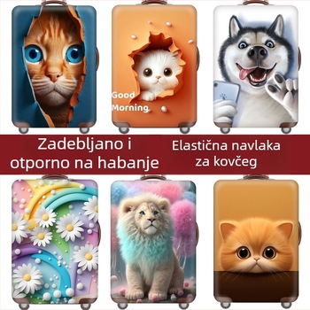 Rabbit Mars navlaka za kufor – elastična zaštita od prašine za kufore 20/24/26/28/30 inča, debela i otporna na habanje, poliester