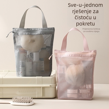 FaSoLa Torbica za toaletne potrepštine za putovanja | Kubičnog oblika, 100% poliester, Višenamjenska pohrana