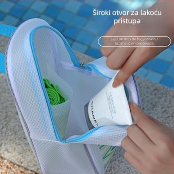 Torbica za kozmetiku od PVC-a, kreativni stil, višefunkcionalna (PVC materijal, kreativni stil, višefunkcionalno, za vanjsku upotrebu, skladištenje na putovanjima i u kupaonici)