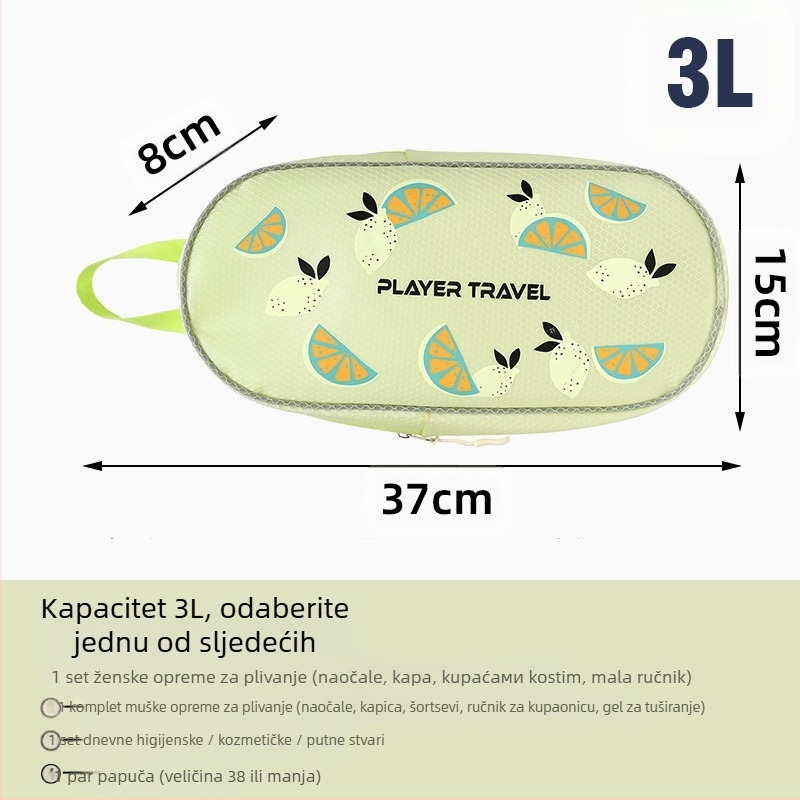 Torbica za kozmetiku od PVC-a, kreativni stil, višefunkcionalna (PVC materijal, kreativni stil, višefunkcionalno, za vanjsku upotrebu, skladištenje na putovanjima i u kupaonici)