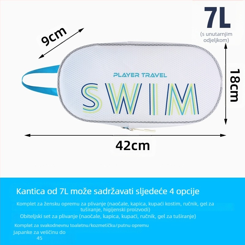 Torbica za kozmetiku od PVC-a, kreativni stil, višefunkcionalna (PVC materijal, kreativni stil, višefunkcionalno, za vanjsku upotrebu, skladištenje na putovanjima i u kupaonici)