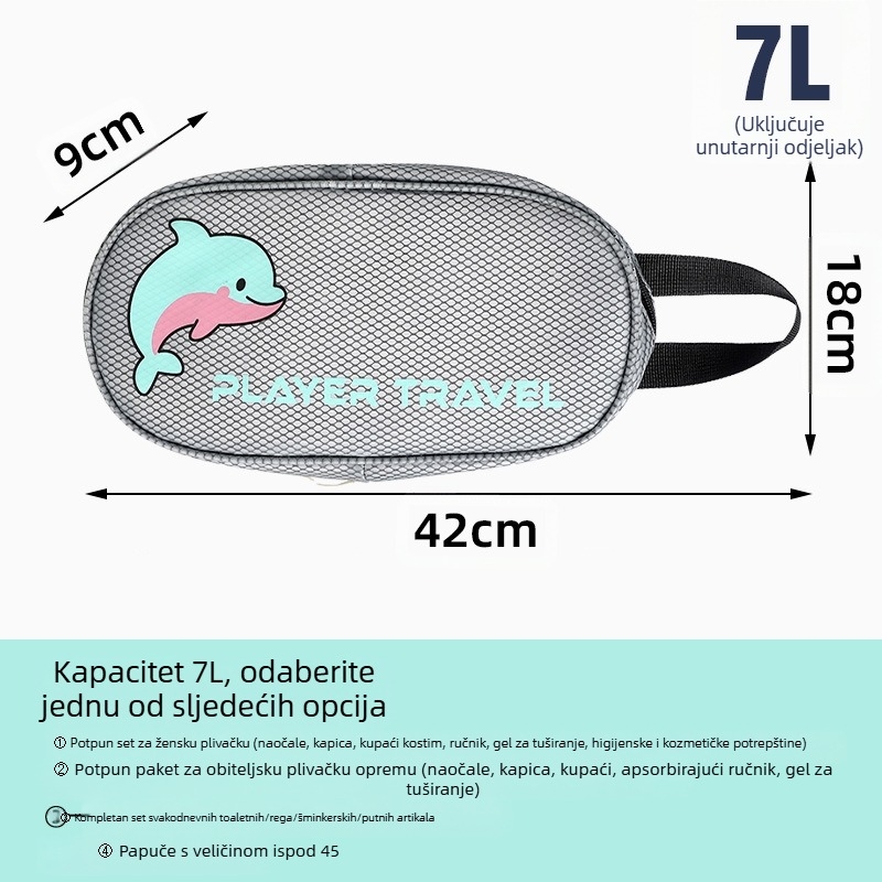 Torbica za kozmetiku od PVC-a, kreativni stil, višefunkcionalna (PVC materijal, kreativni stil, višefunkcionalno, za vanjsku upotrebu, skladištenje na putovanjima i u kupaonici)
