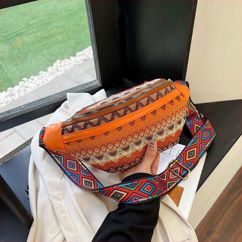 PU pojasna torbica s poklopcem, pamukasta podstava, zatvaranje zatvaračem, Youxuan marka