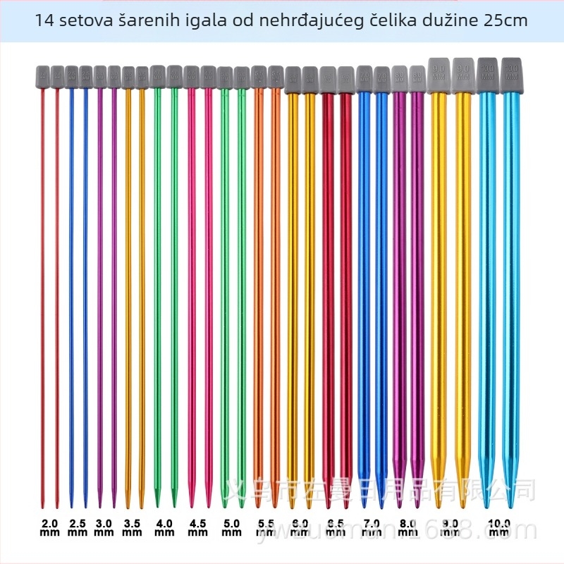 Zuuman pletene igle – set od 50 komada, bruto težina 0,45 kg, kućni stil