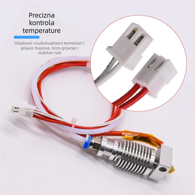 Set mlaznica za 3D pisač CR-10V2/CR-10V3, 24V, 40W, s silikonskim kompletom