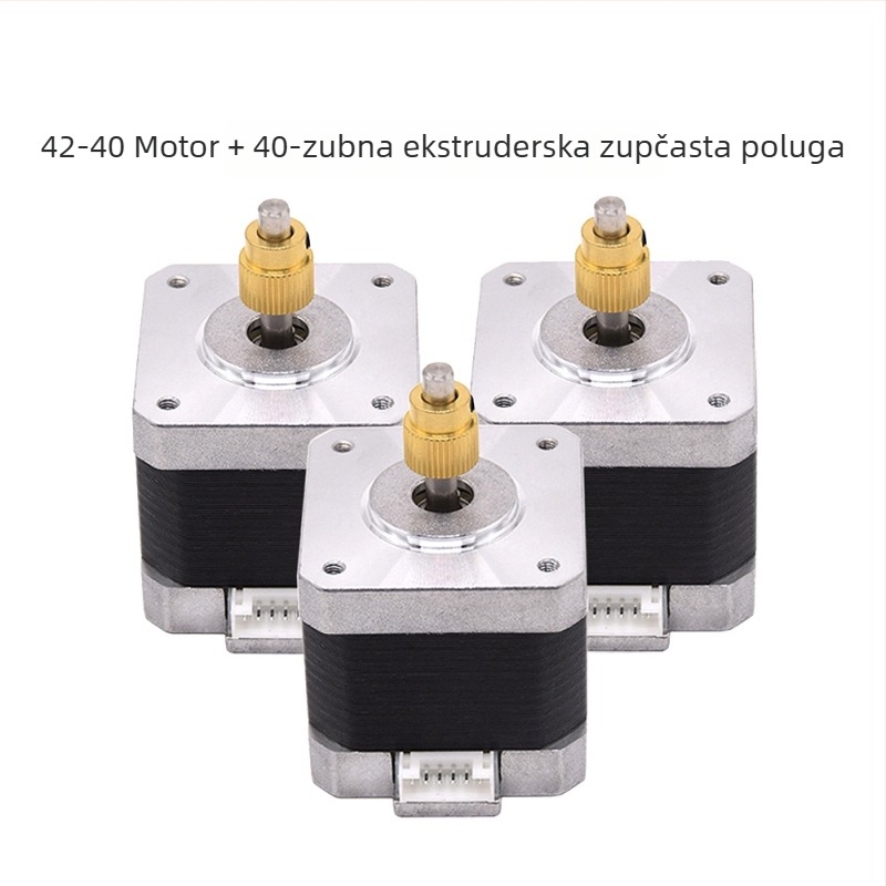 42-40 korakni motor za 3D printer – dodaci dio s zupčanim kolom za X-os i ekstruder