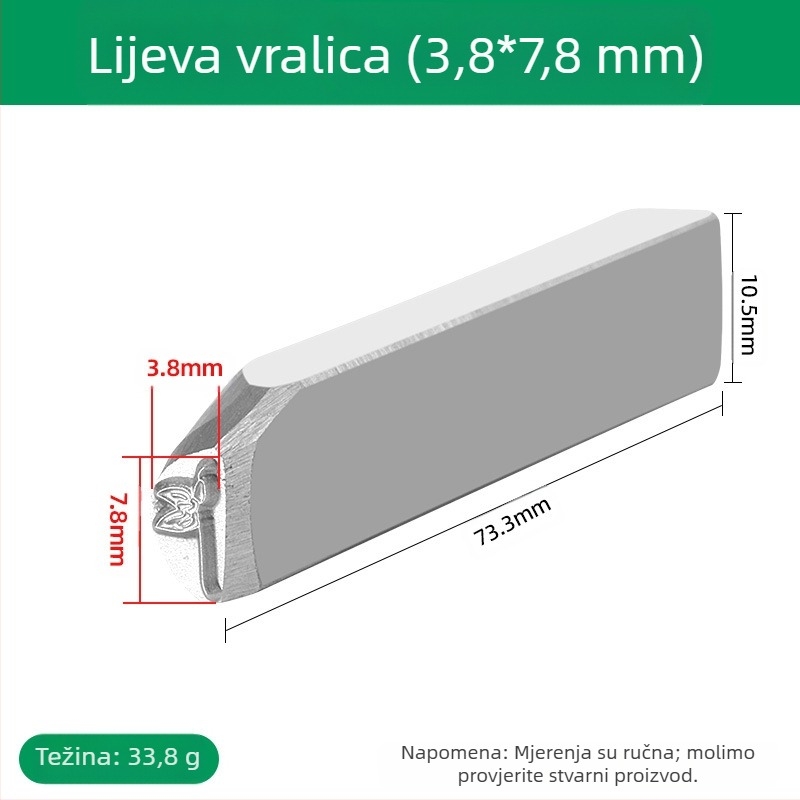 Alat za graviranje nakita – CNC obrađen visokotvrdi čelični alat, kaljen, za graviranje zlata i srebra