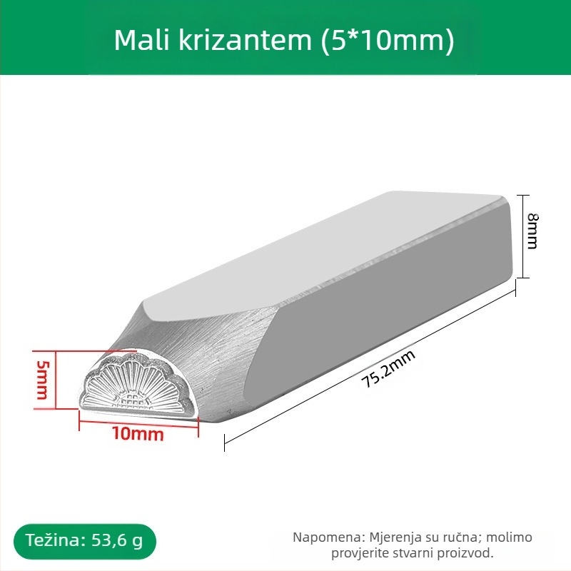 Alat za graviranje nakita – CNC obrađen visokotvrdi čelični alat, kaljen, za graviranje zlata i srebra