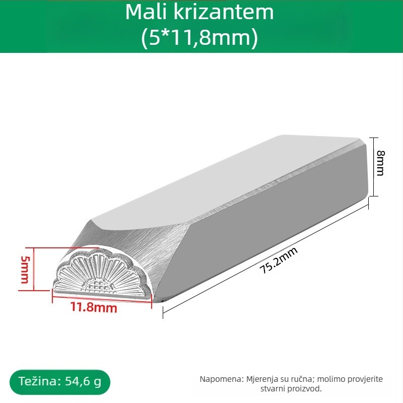 Alat za graviranje nakita – CNC obrađen visokotvrdi čelični alat, kaljen, za graviranje zlata i srebra