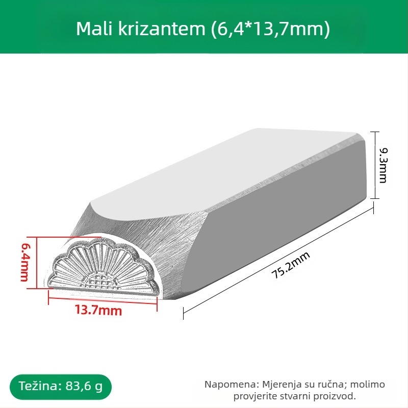 Alat za graviranje nakita – CNC obrađen visokotvrdi čelični alat, kaljen, za graviranje zlata i srebra