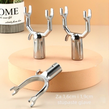 Glava vilice za sušenje od cinkovite legure, namijenjena balkonu, moderan minimalistički stil, marka Military Elegance