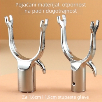 Glava vilice za sušenje od cinkovite legure, namijenjena balkonu, moderan minimalistički stil, marka Military Elegance