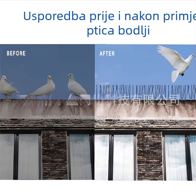 Archerfish nehrđajući čelični bodlji protiv ptica i mačaka, model arcbs02, repelent ptica, otporan na koroziju