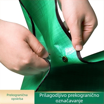 Vodootporna deka za skupljanje lišća sa kopčama, za krajolik i vrt