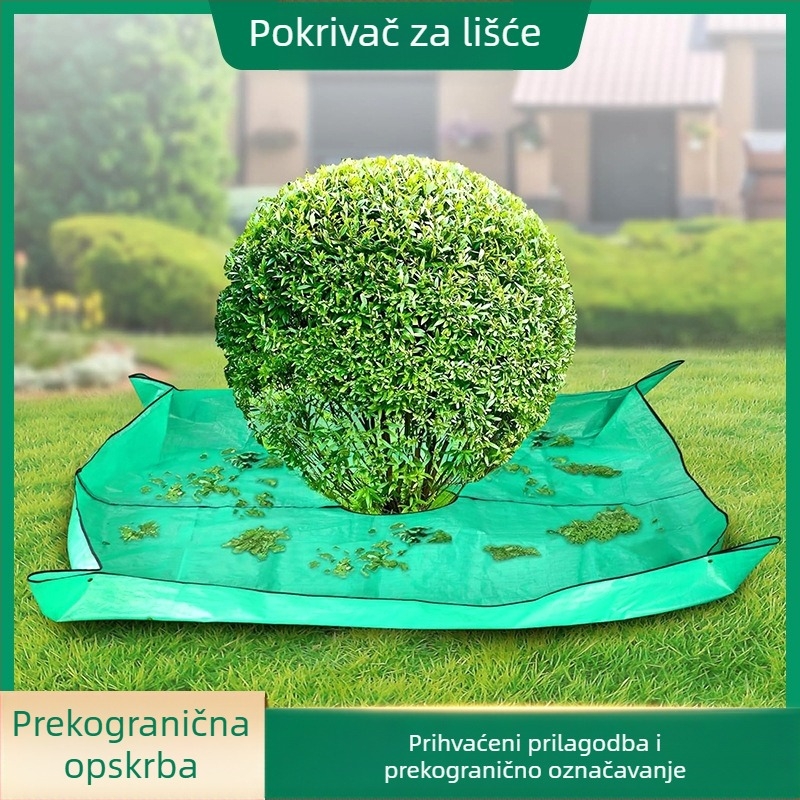 Vodootporna deka za skupljanje lišća sa kopčama, za krajolik i vrt