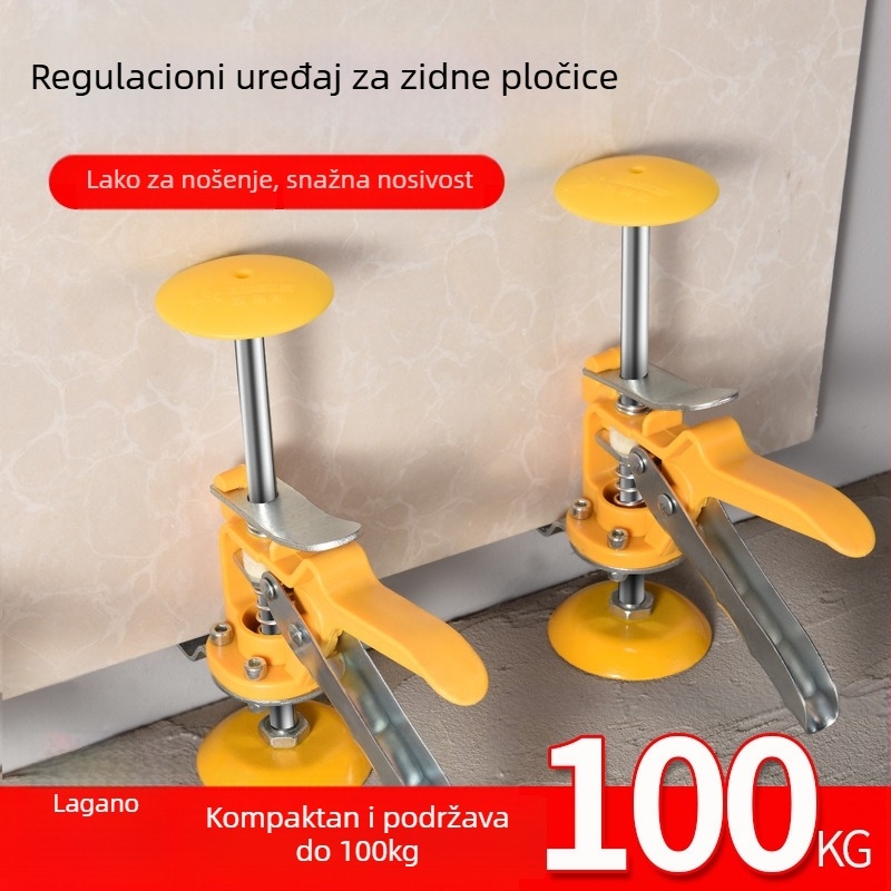 Komuxin Nadograđeni jednodijelni podizač za pločice – lokator nivela, poravnanje pločica na zidu, uređaj za podešavanje visine