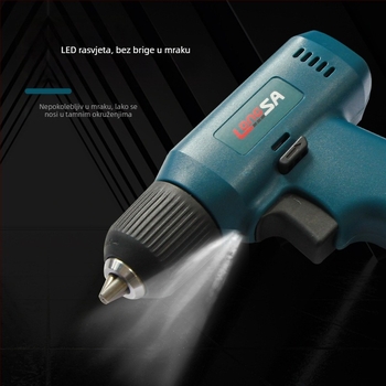 Ručna bušilica s 8V punjiva litijska baterija, naprijed/natrag okretanje