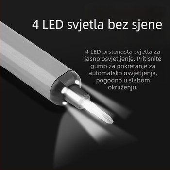 68-in-1 višenamjenski punjivi električni odvijač set – karbonska čelična konstrukcija