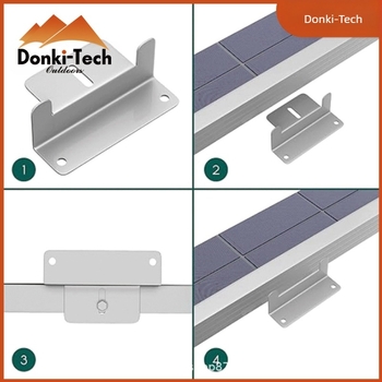 Z nosač za solarni panel – aluminijska legura, fotovoltni blok, Donchi