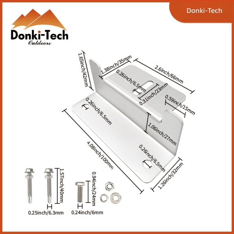 Z nosač za solarni panel – aluminijska legura, fotovoltni blok, Donchi