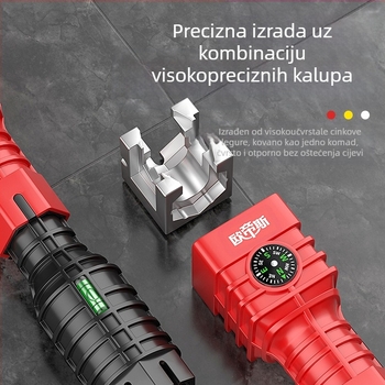 Otis osam u jedan – višenamjenski ključ za demontažu slavine na drez, plastična konstrukcija