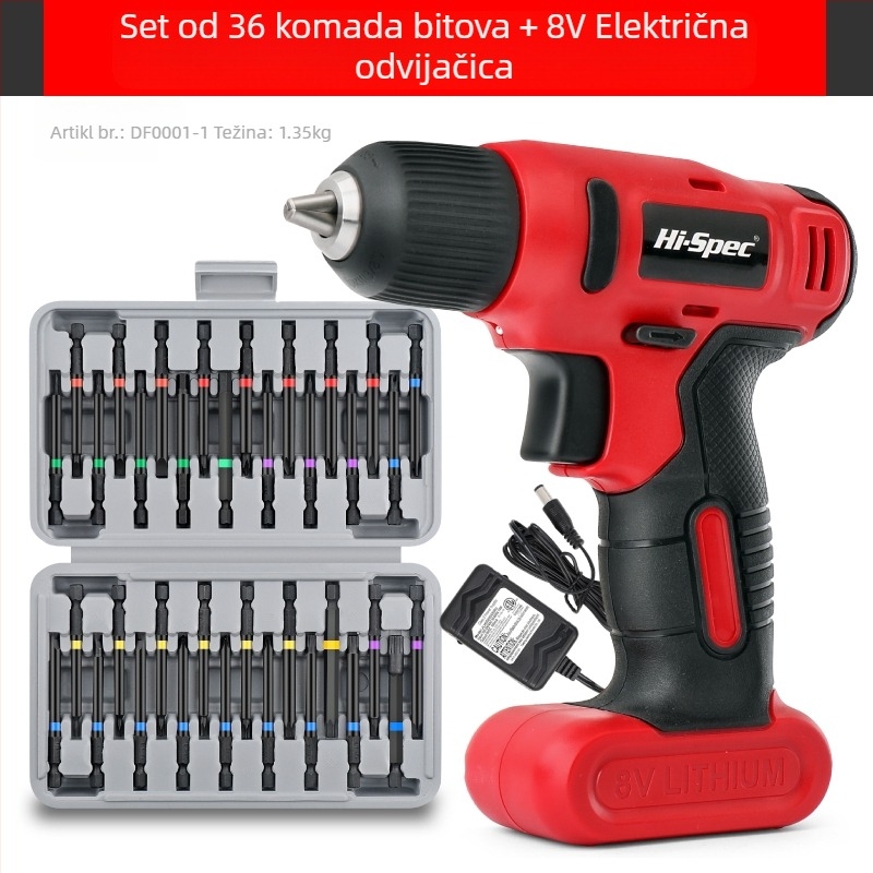 Set odvijača: višefunkcionalan, s posebnih oblika Philips i Torx bitova, držač s sleeve, bitovi od ugljičnog čelika