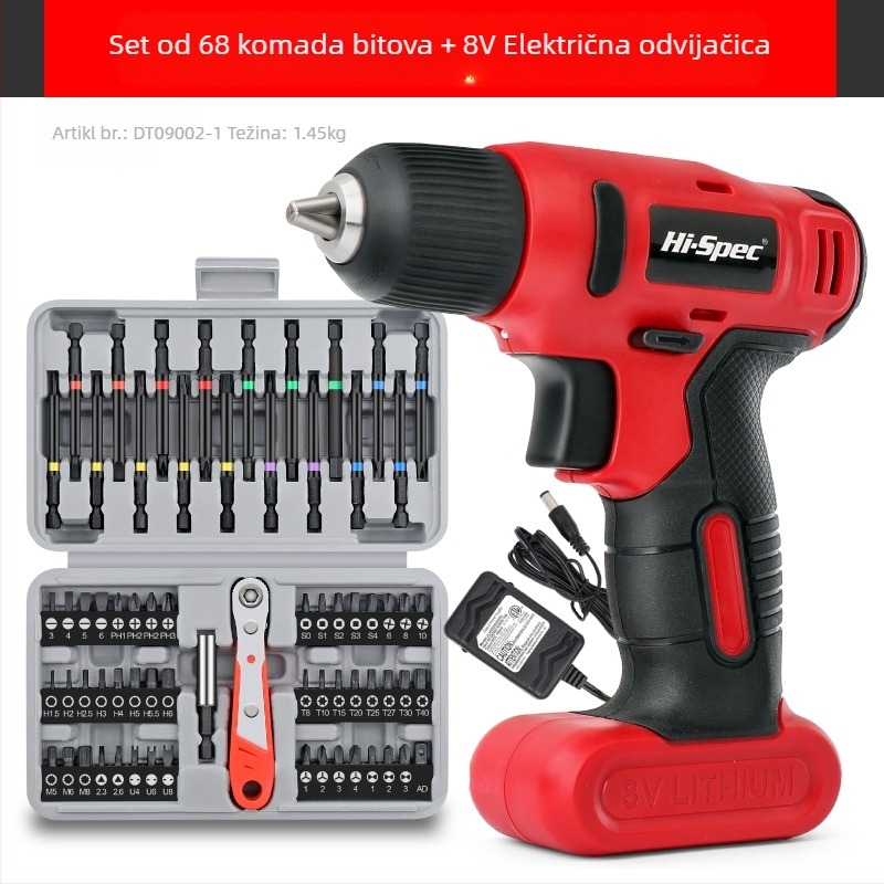 Set odvijača: višefunkcionalan, s posebnih oblika Philips i Torx bitova, držač s sleeve, bitovi od ugljičnog čelika