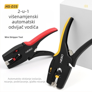 Automatske kliješta za skidanje izolacije žica - višenamjenski alat za električare, rezanje i skidanje izolacije žica (Brand: HESO; Težina: 180 g; Specifikacije: 8)