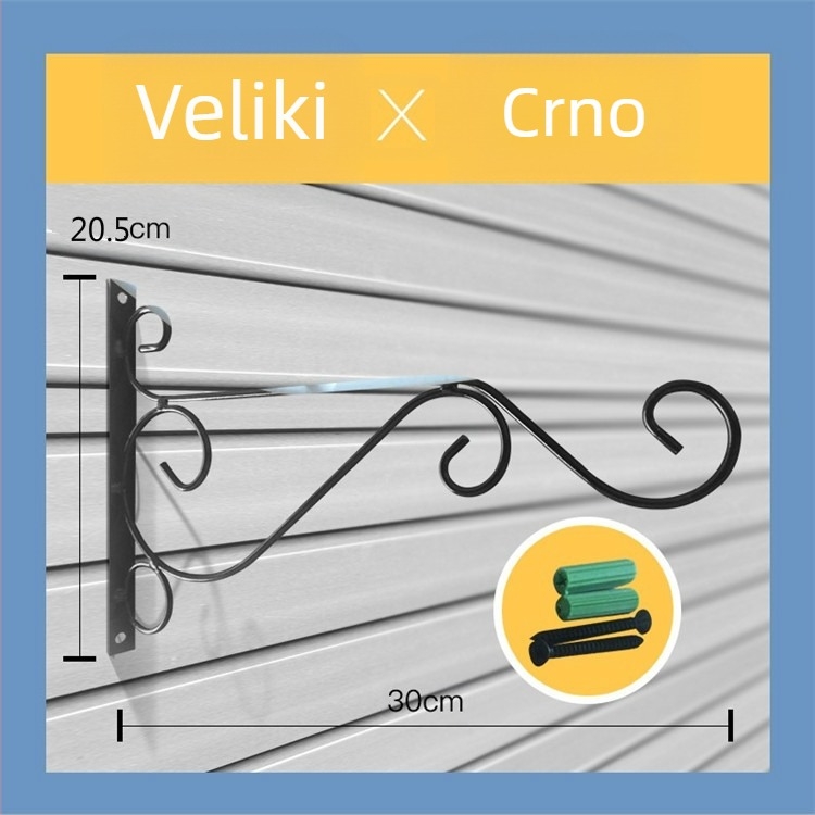 Metalni zidni držač za cvijeće – pomični, s 1 razinom