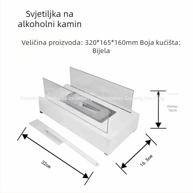 Stolni metalni etanolni kamin s logotipom – Hou Feng HF-B008/HF-B009/HF-B010