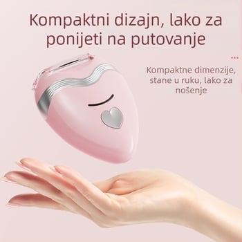 Električni 3-u-1 brijač za intimne zone i tijelo, uklanja pubičnu dlaku, pazuhe, noge i dlačice na gornjoj usni, za žene