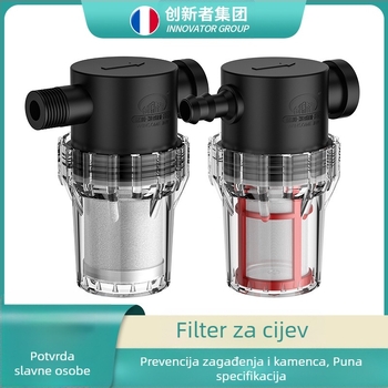 Inline pred-filter za vodu – filtr od nehrđajućeg čelika, filtracija razine 1, uklanjanje naslaga i sedimenta, zamjenjivi element filtra