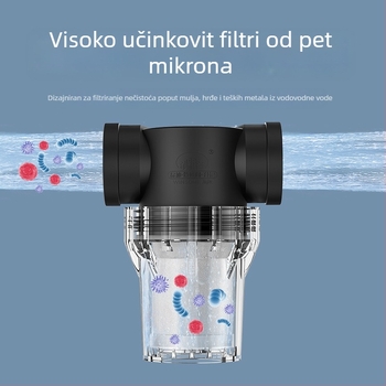 Inline pred-filter za vodu – filtr od nehrđajućeg čelika, filtracija razine 1, uklanjanje naslaga i sedimenta, zamjenjivi element filtra