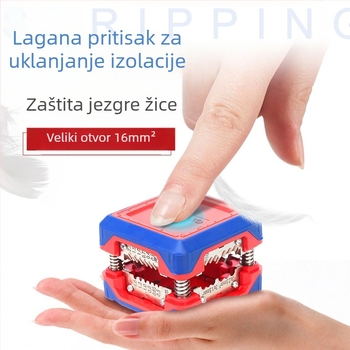 WORKPRO Višenamenske kliješta za skidanje izolacije kabela – Automatske, Profesionalna klasa, Težina 0.12 kg