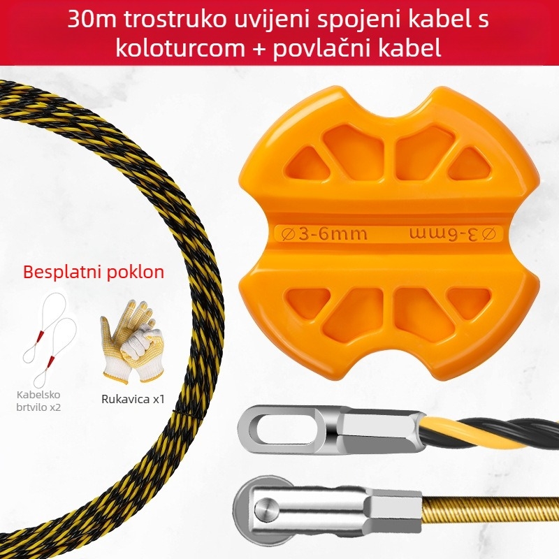 Alat za provlačenje žica za električare — protuklizni dizajn, Saint Platinum Lion, za ravne cijevi, opća uporaba