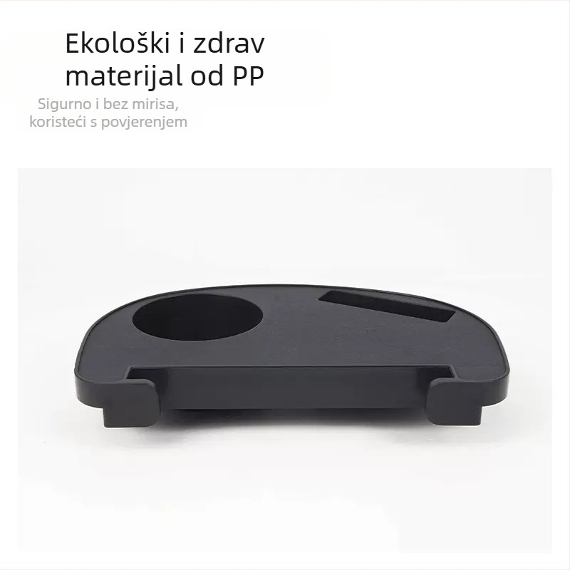 Aikete plastična kamping stolica iz serije stolova i stolica, s bočnom ladicom za predmete i držačem za čašu