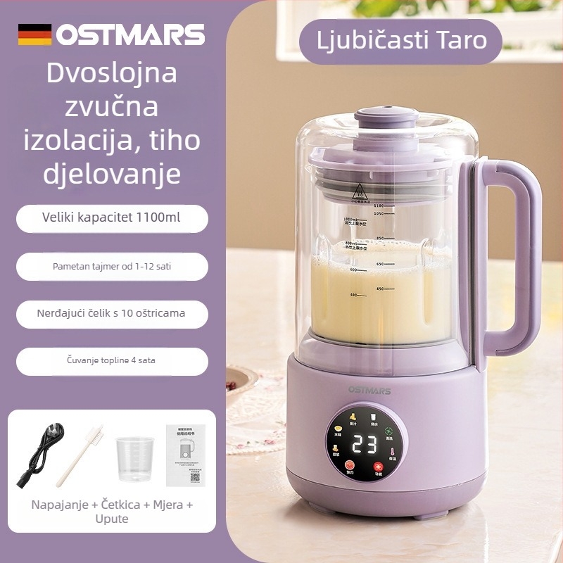 OSTMARS PBJ-010 stroj za sojino mlijeko, 800W, kapacitet 1000-1500 ml, automatsko čišćenje, za 2-3 osobe