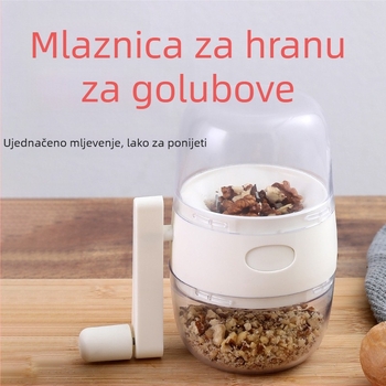 King Jin Yu ručni usitnjivač arašida i zdrobljivač suhog voća za golubove, plastika, podrijetlo Tianjin