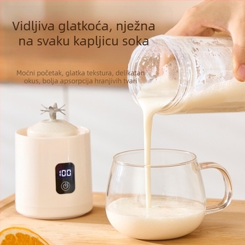 Prijenosna čaša za sok 500 ml, ugrađena baterija, 35W, 18001–20000 rpm, 5+ oštrica, LCD zaslon