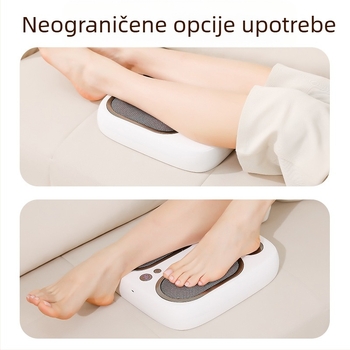 Massager za stopala s gnječenjem, zagrijavanjem i vibracijama (4 kontakti za masažu; model SU7; punjivo; ABS kućište; tehnike masaže: gnječenje, akupresija)