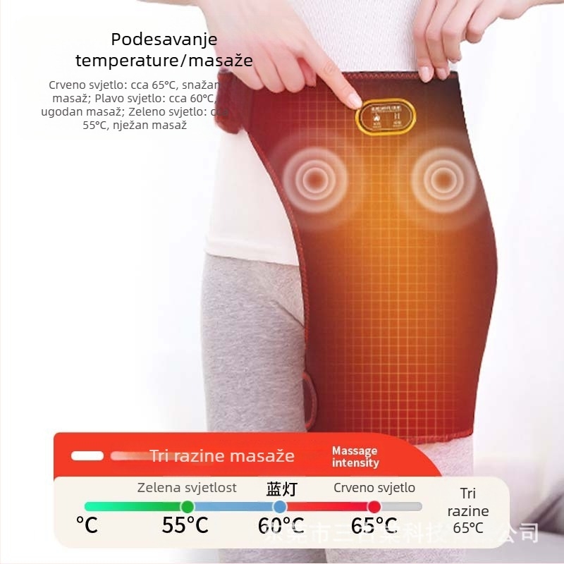 Fizioterapijski uređaj za kuk po operaciji — infracrvena terapija, grijanje masaža, Moxibustion, USB/AC napajanje, mehaničko upravljanje