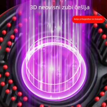 Masazer za glavu Yun hesheng S18 – baterijsko napajanje, upravljanje gumbom, masaža gniječenjem