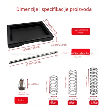 Gaggia prilagodbeni pribor za niski odvodi drvnika – ABS, moderan minimalistički stil, modifikacija; kompatibilno s Gaggia aparatima; pogodno za barove, restorane, dom, kafiće