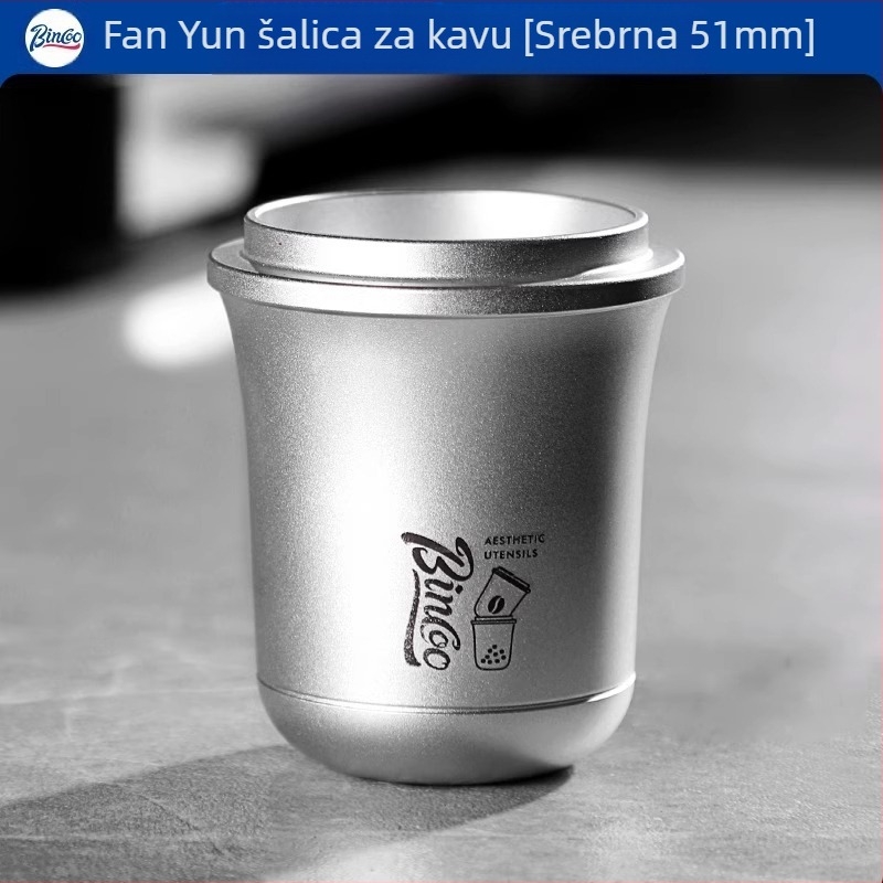 Čaša praha za kavu — aluminijska legura, visoka kvaliteta, Bincoo