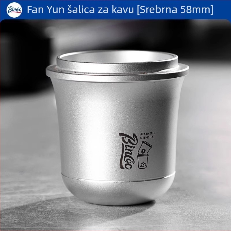 Čaša praha za kavu — aluminijska legura, visoka kvaliteta, Bincoo