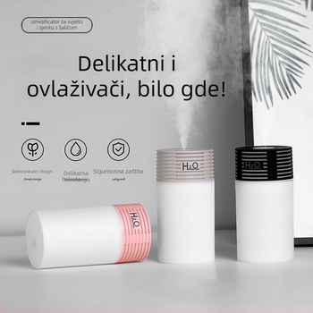 Automobilski ovlaživač s aromom i pročišćivačem zraka, plastično kućište, USB 5V, 2–5W