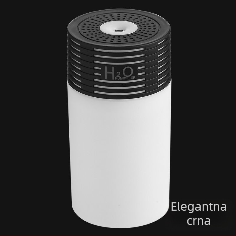 Automobilski ovlaživač s aromom i pročišćivačem zraka, plastično kućište, USB 5V, 2–5W