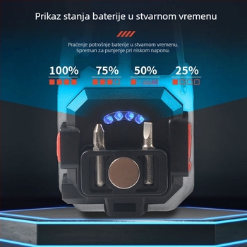 Vanjska prenosna lampica za ključevima, višefunkcionalno nužno osvjetljenje i radno svjetlo, COB LED, 3W, punjiva, kućište od aluminija + ABS, baterija 400 mA, domet 100–200 m