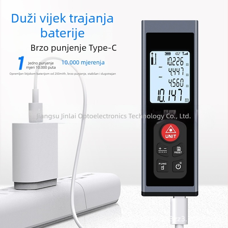 Laserski mjerač daljine KL02 serija, KLM-MINI, Jinlai Optoelectronics, visoka preciznost infracrvenog mjerenja, Elektronički metar