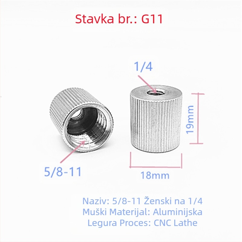 Laser razina s adapterom za stativ: 1/4 okretaja, 5/8 vijak, 3/8 spoj, infracrveni laser